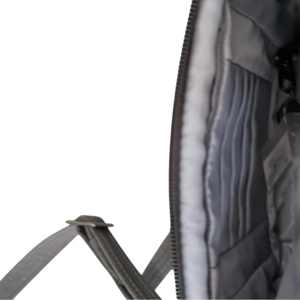 Like New! Travelon Security Travel Gray Crossbody Bag